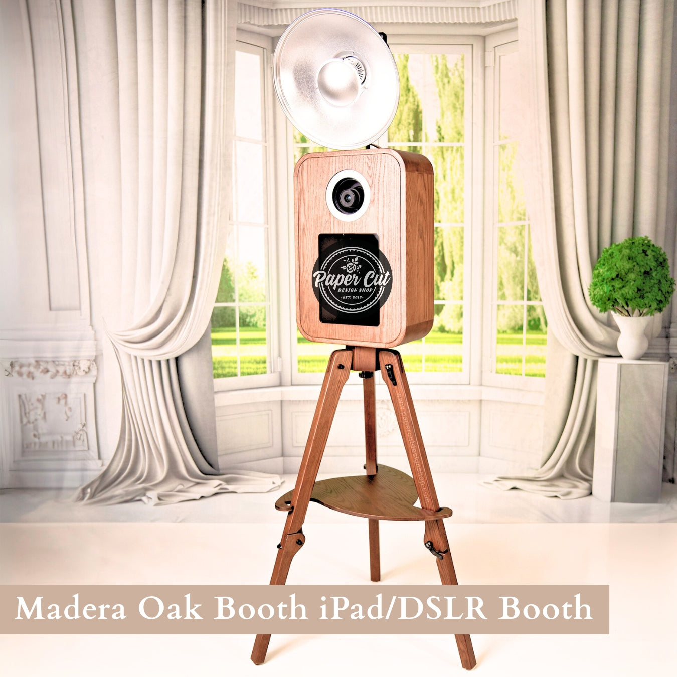Madera Dark OAK iPad to DSLR Photo Booth - Starter Package