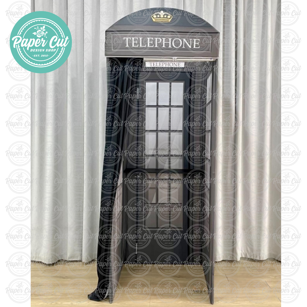 Telephone Booth Enclosure (Printed Cloth & Curtain Only)