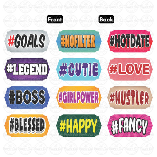 Hashtag Prop Bundle (UPDATED SET)