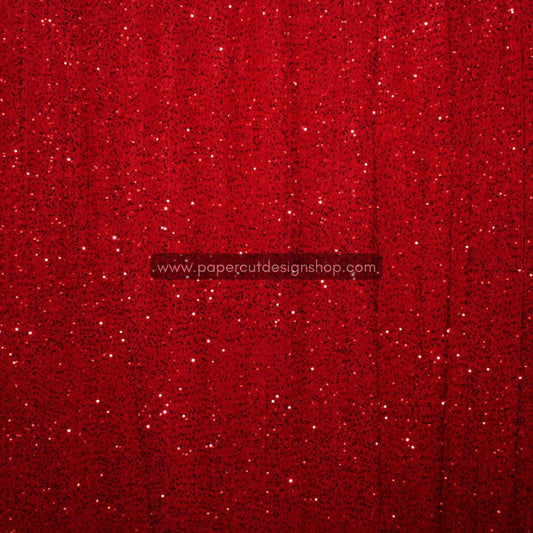 Deluxe Sequins Backdrop Cloth Red Color with Rod Pocket 10ft wide x 8ft height