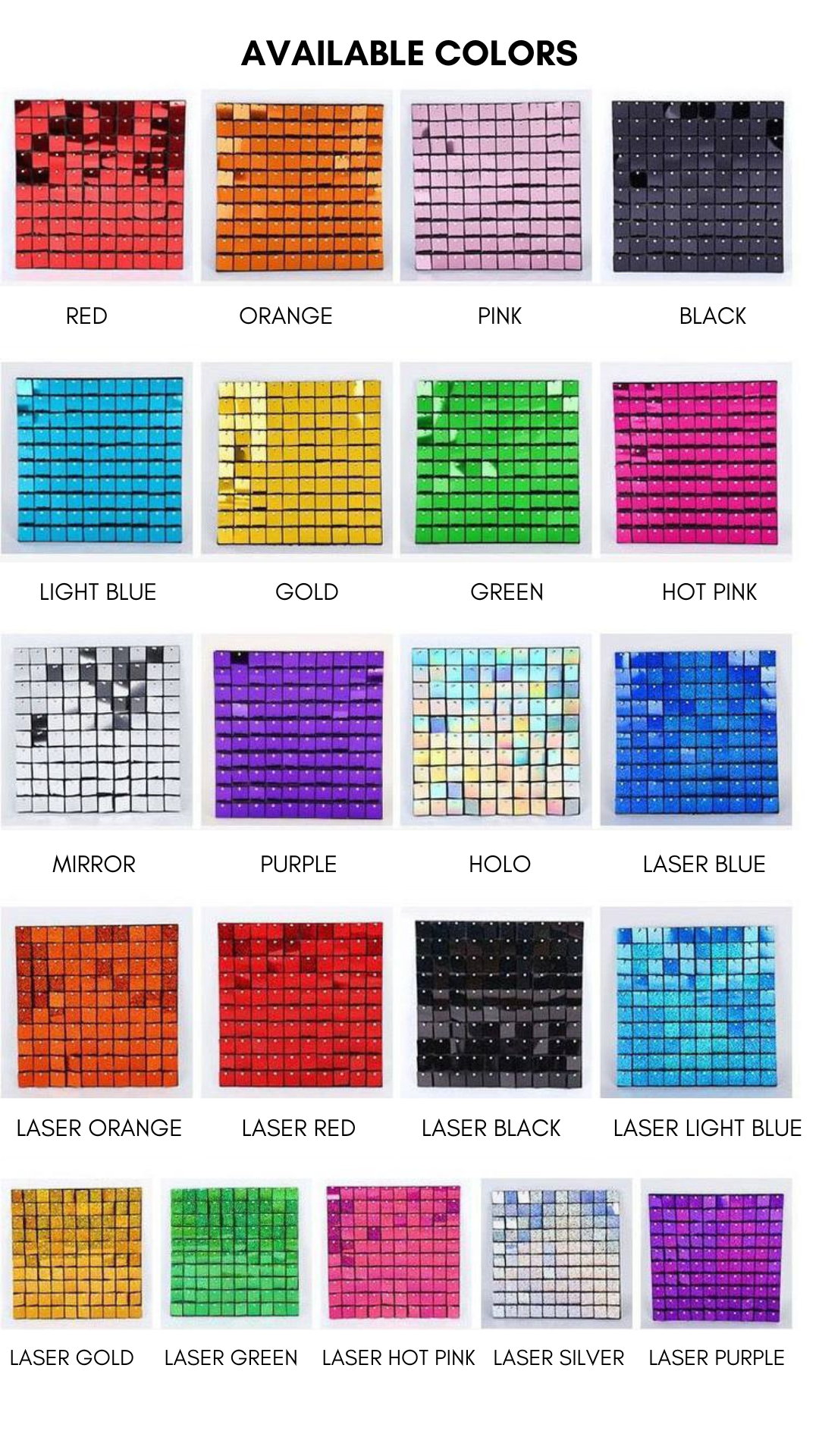 Shimmer Wall Vogue Enclosure