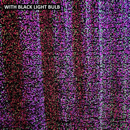 Deluxe Sequins Backdrop Cloth Neon Pink and Green Color with Rod Pocket 10ft wide x 8ft height