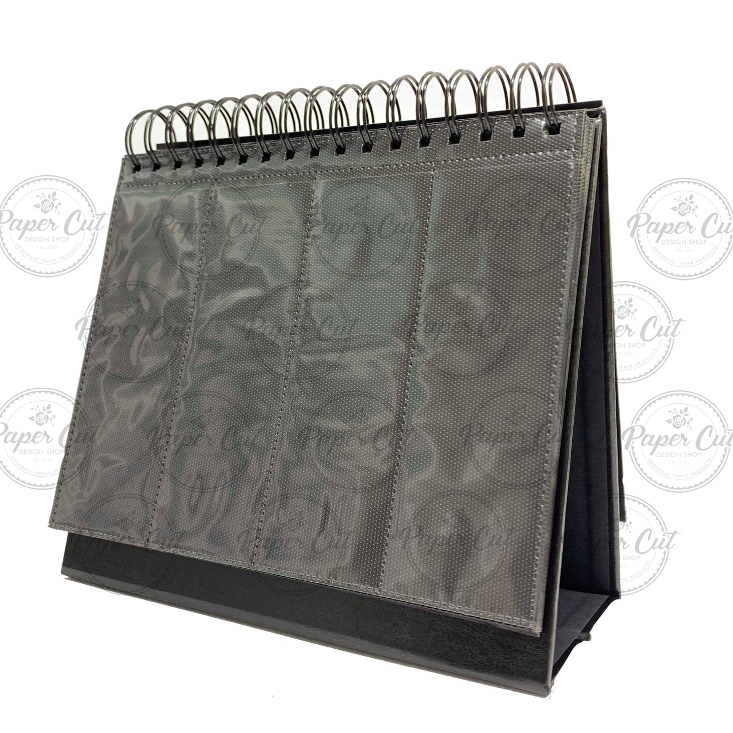 Bulk (Pack of 20 PCS) Photo Strips Table-top Display Spiral Ring Bind Album for 2x6 inches Photos Black