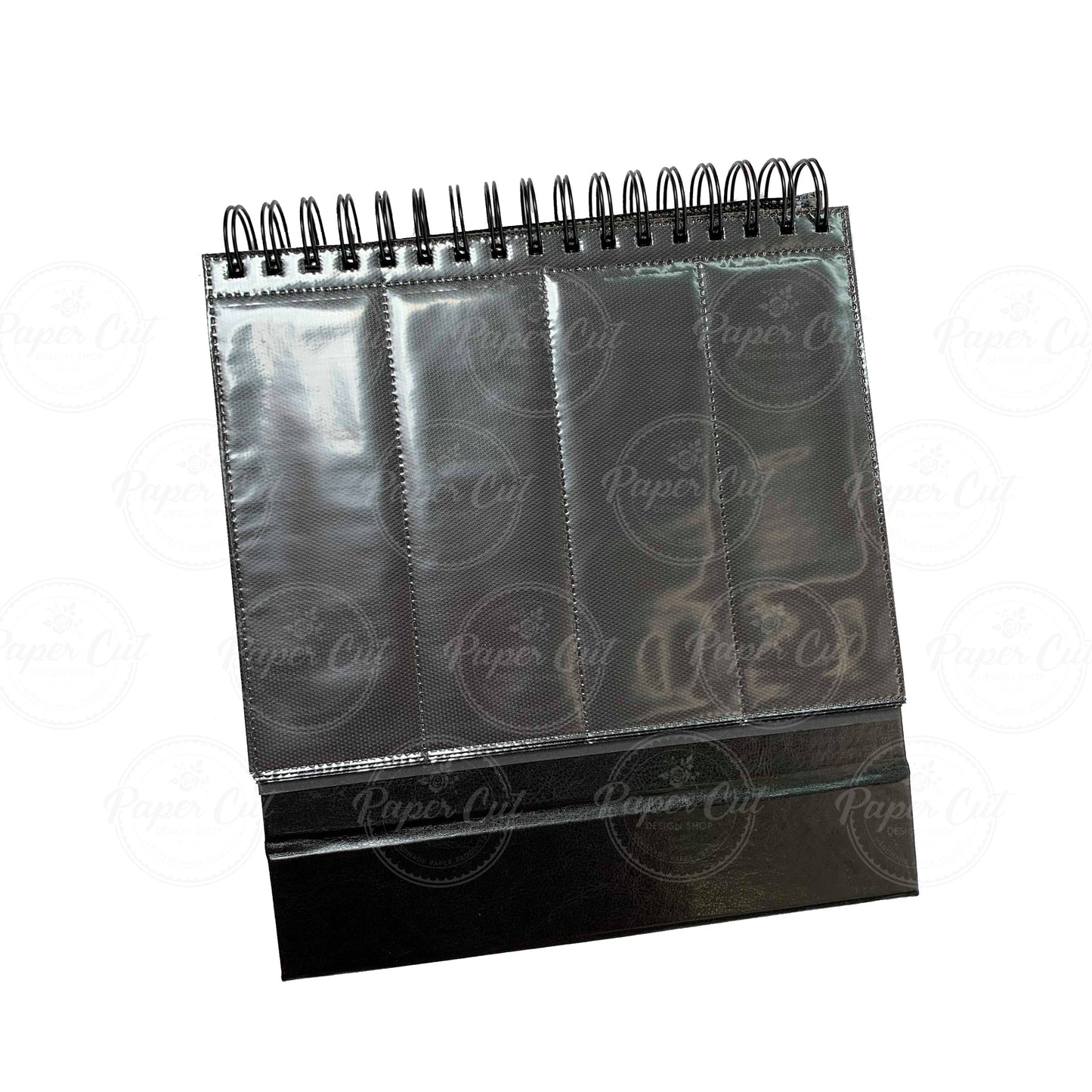 Bulk (Pack of 20 PCS) Photo Strips Table-top Display Spiral Ring Bind Album for 2x6 inches Photos Black