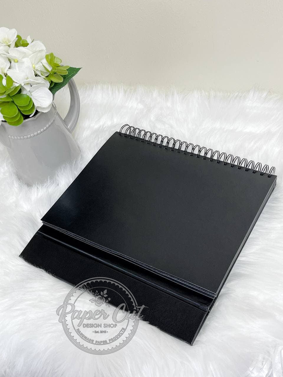 Bulk (Pack of 20 PCS) Photo Table-top Display Spiral Ring Bind Album for 4x6 inches Photos Black