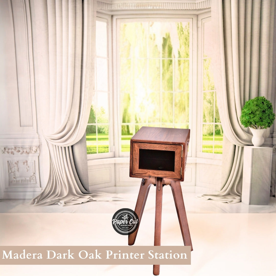 Madera DARK OAK Printer Station for DNP620 Only