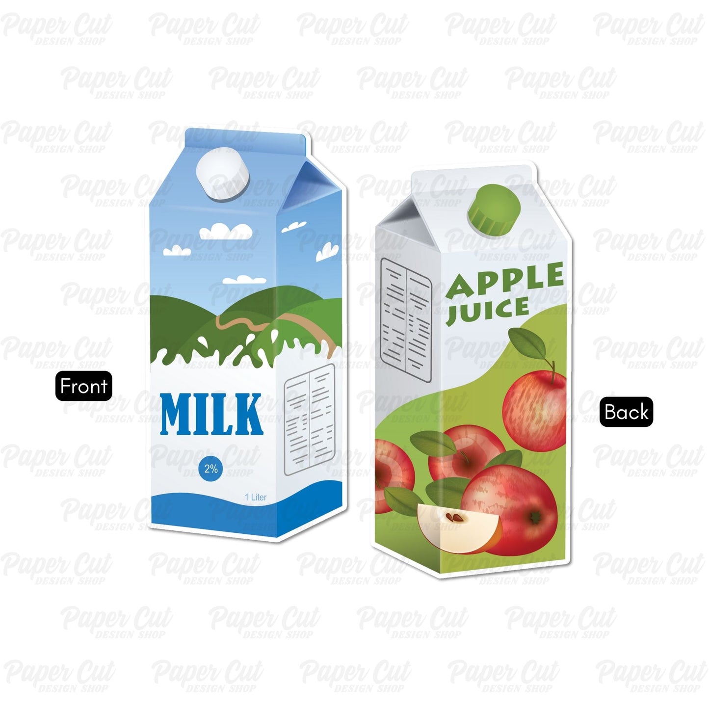 Milk and Juice Carton Single Prop