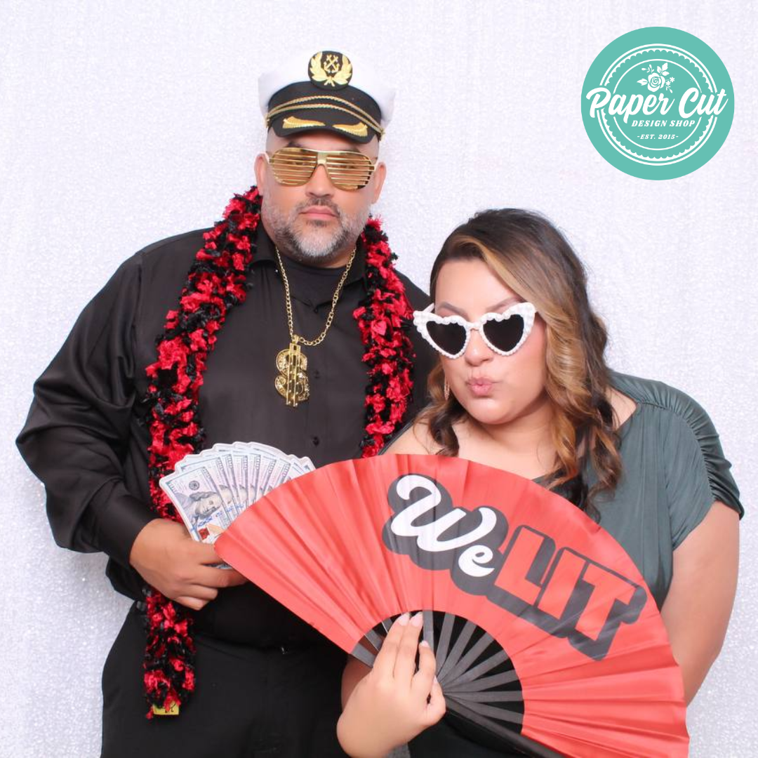 OVERSIZED Hand Fan - We Lit
