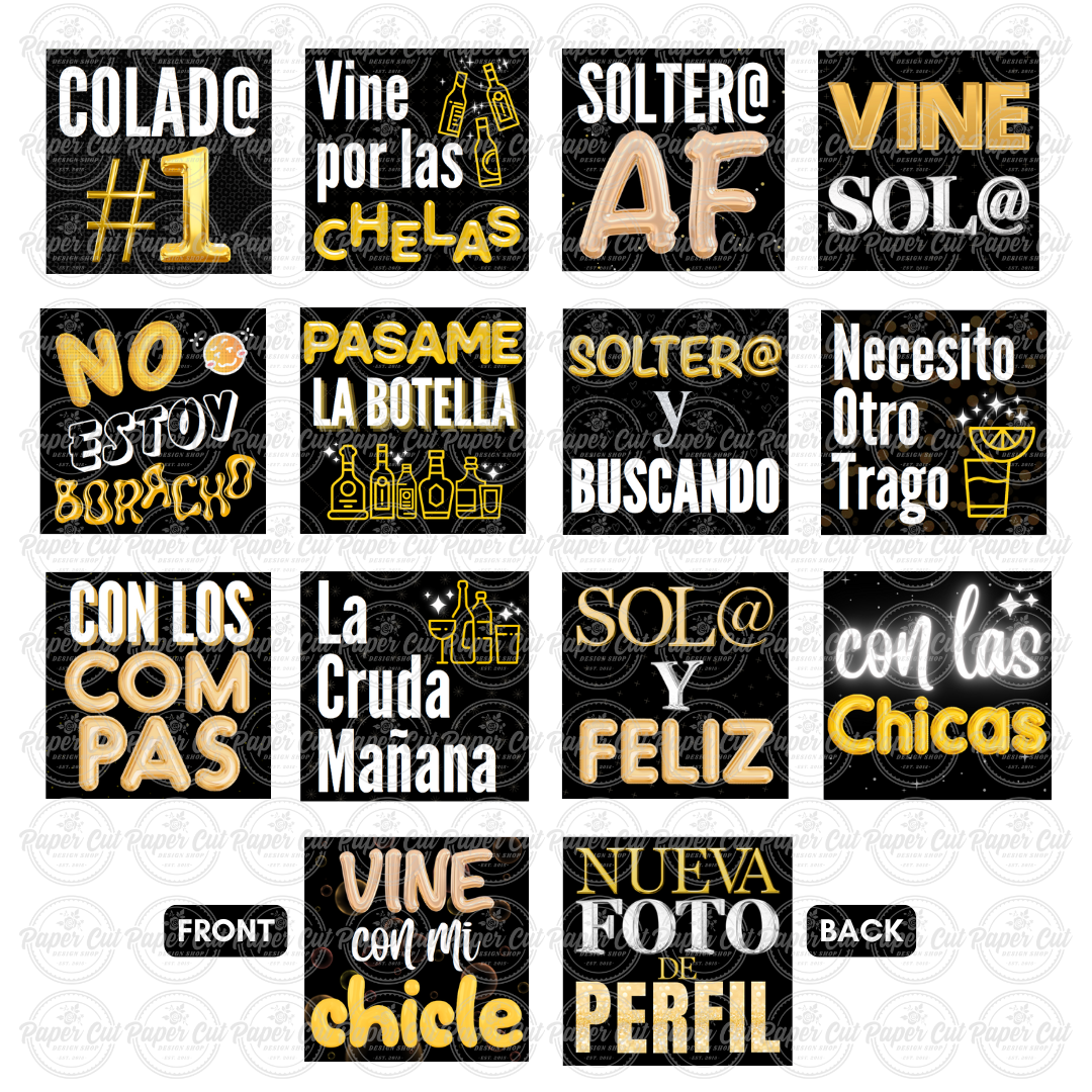 Spanish Drink Prop Bundle