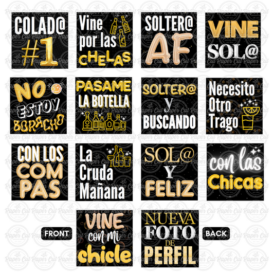 Spanish Drink Prop Bundle