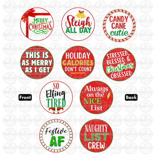 Red Christmas Prop Bundle