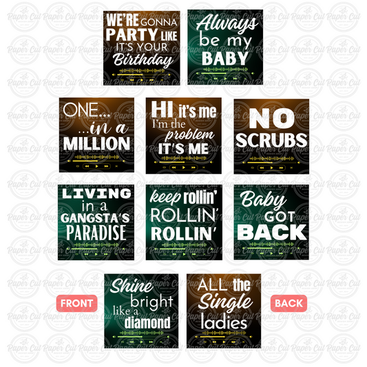 Song Prop Bundle (UPDATED SET)