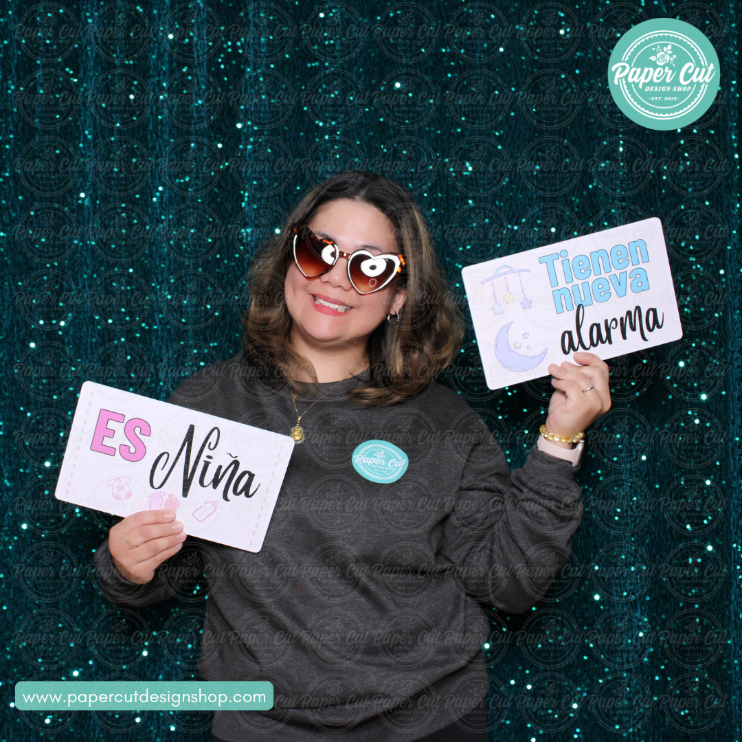 Spanish Baby Shower Prop Bundle