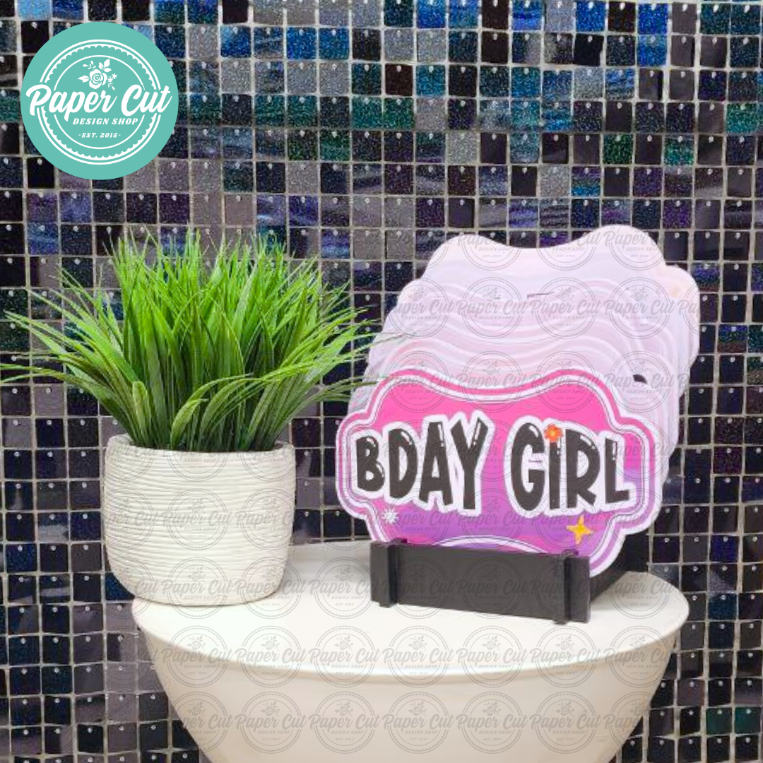 Prop Signs Holder (ladder style) - Black Wood