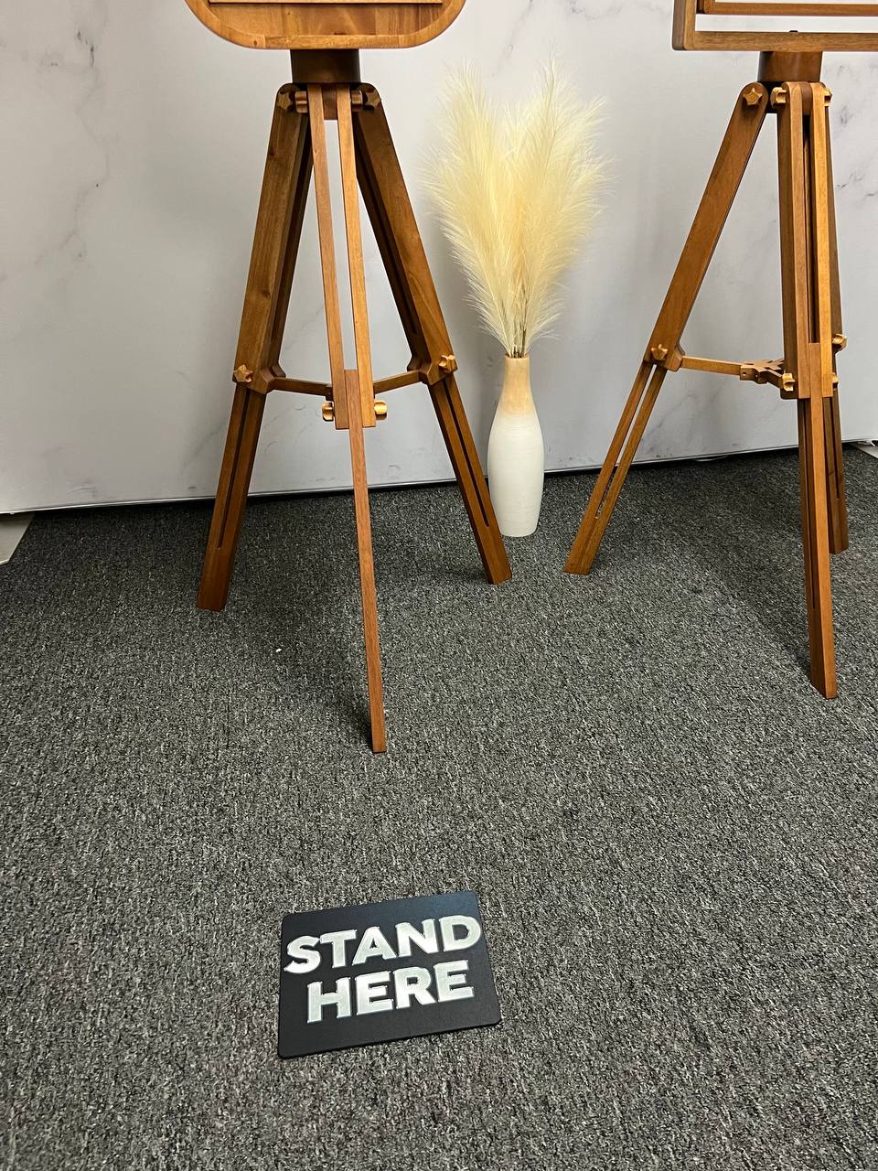 FLOOR MARKER MAT - Stand Here 9”x8”