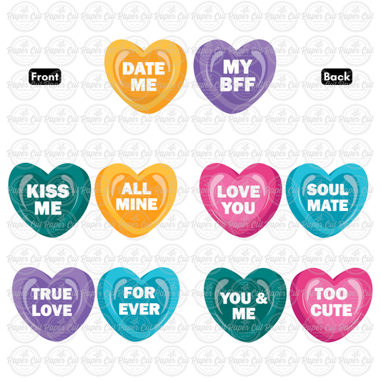 Candy Hearts Prop Bundle