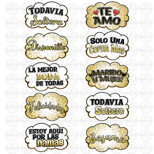 Oversized Spanish Wedding Prop Bundle