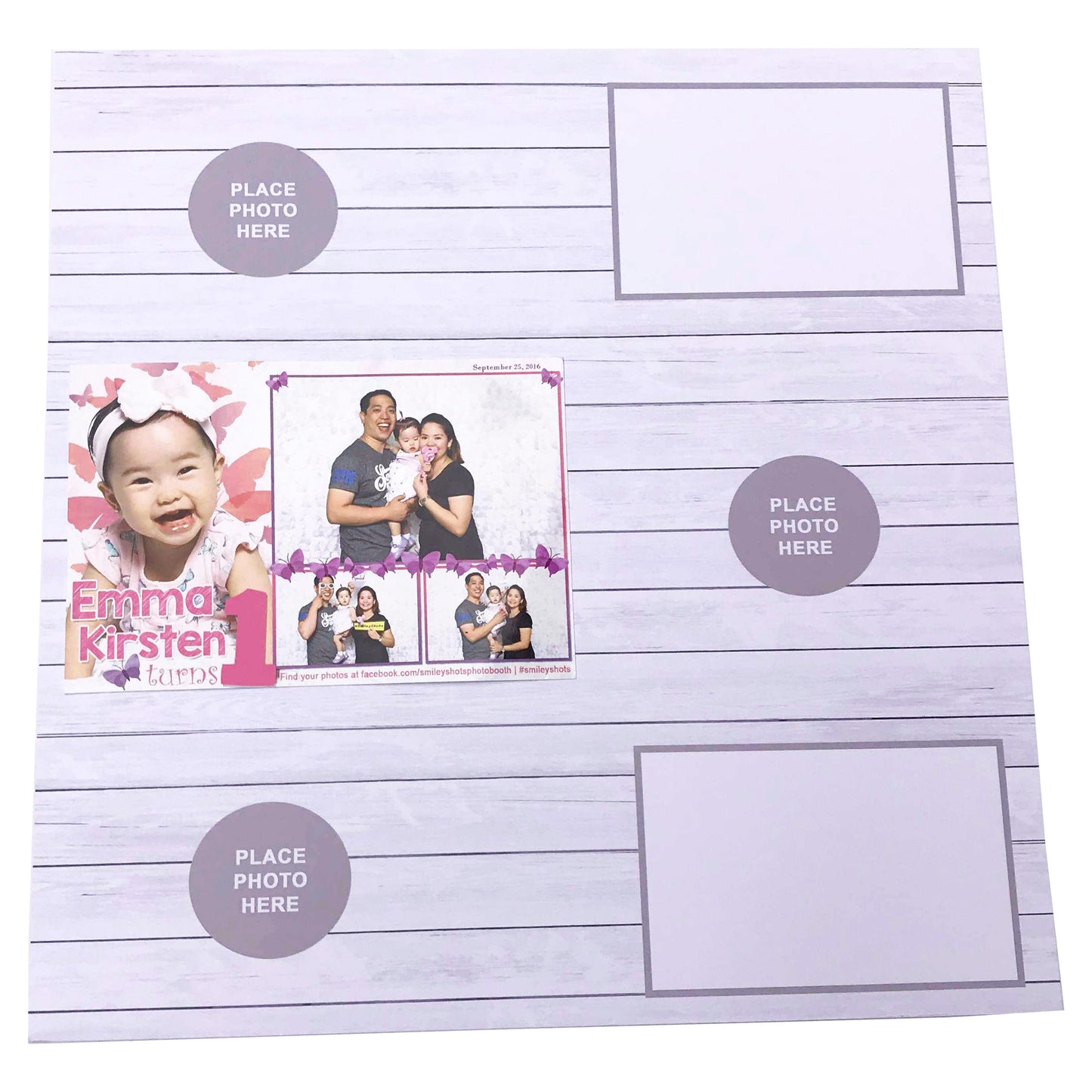 Pre-order 100 sheets - White Washed Wood Scrapbook Pages 4x6