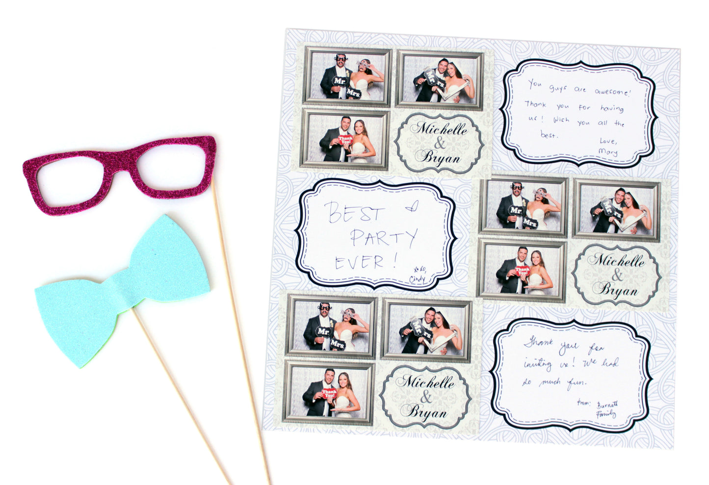 Abstract Design Scrapbook Pages 4x6