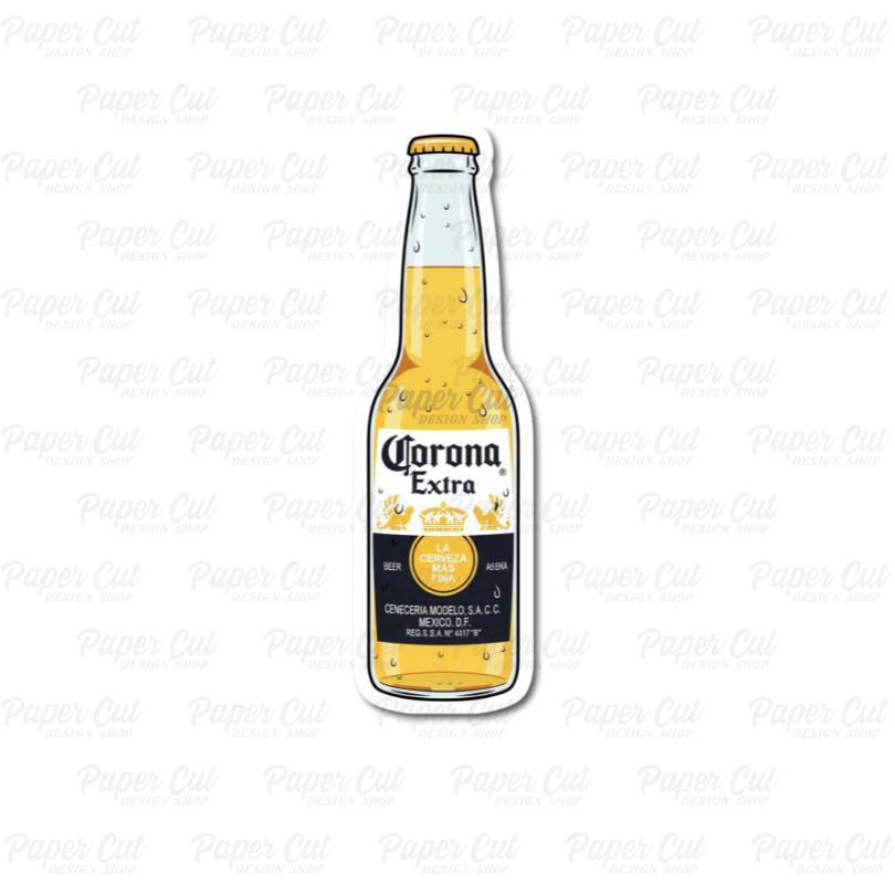 Oversized Yellow Beer Bottle Single Prop