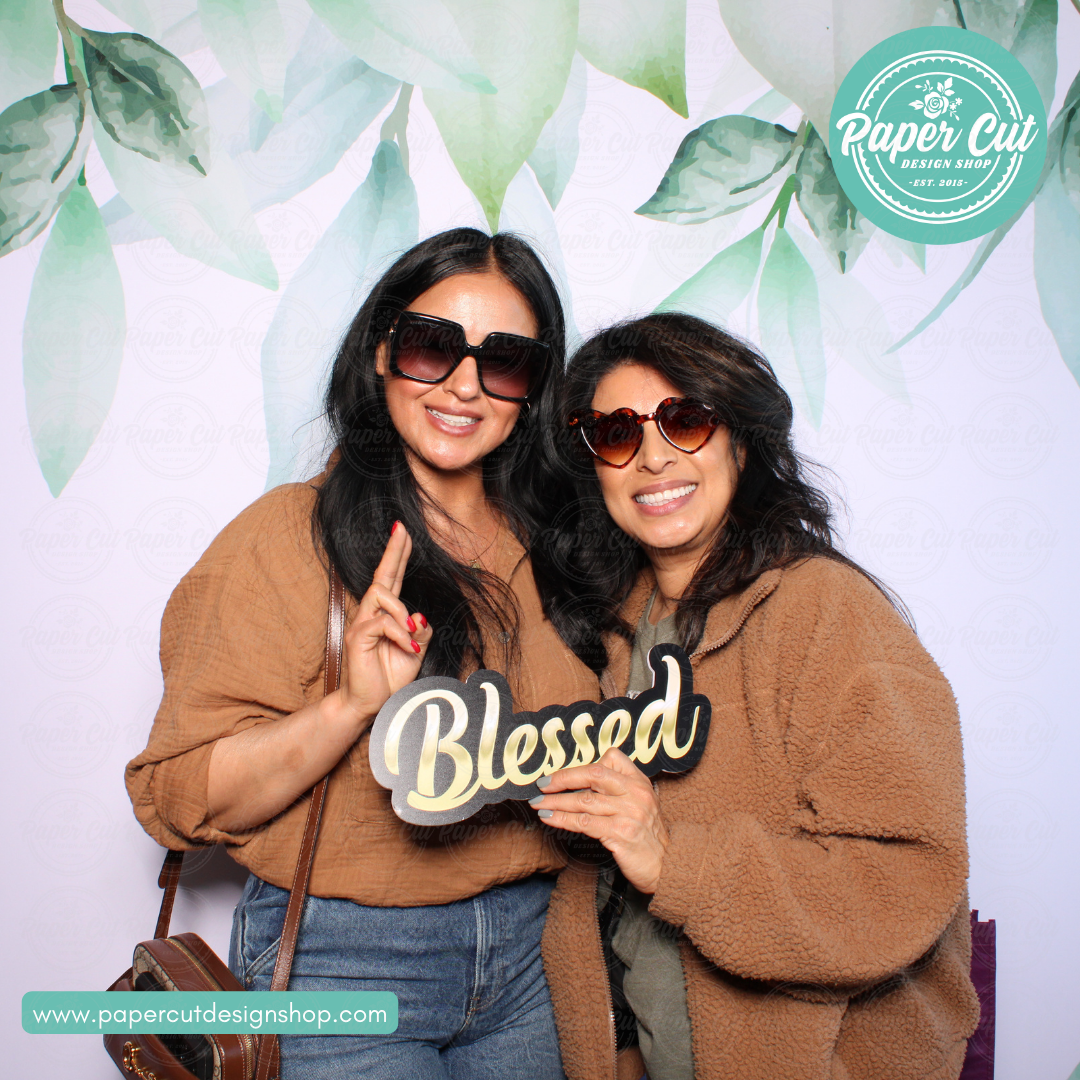 Blessed Photo Booth Props Single Side Print