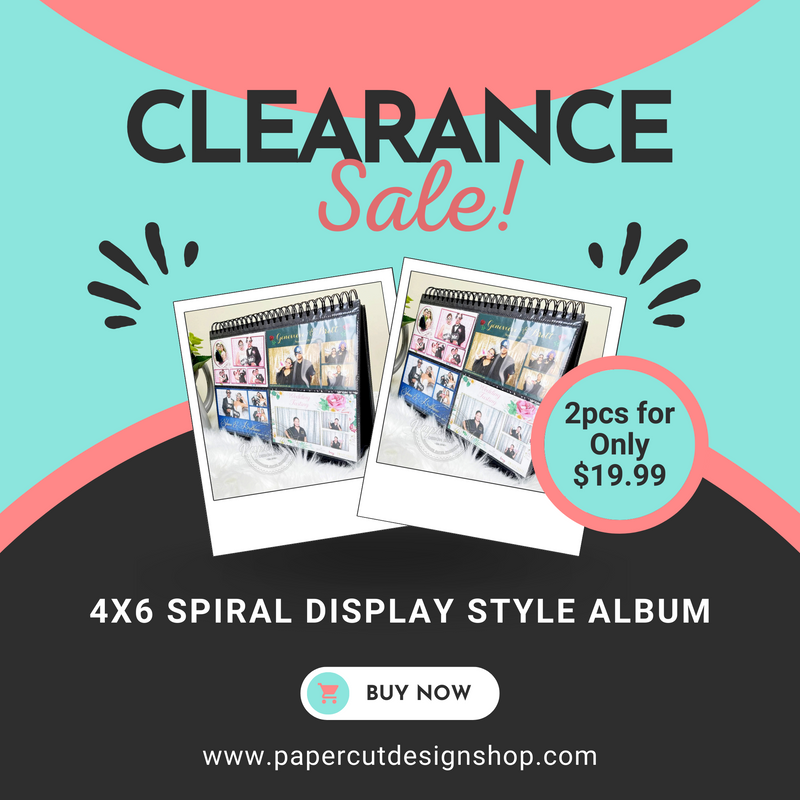 Paper Cut Design Shop Photo Booth Album Guestbook Slip In White 4x6 with  Storage Box Wedding Album Scrapbook Album 