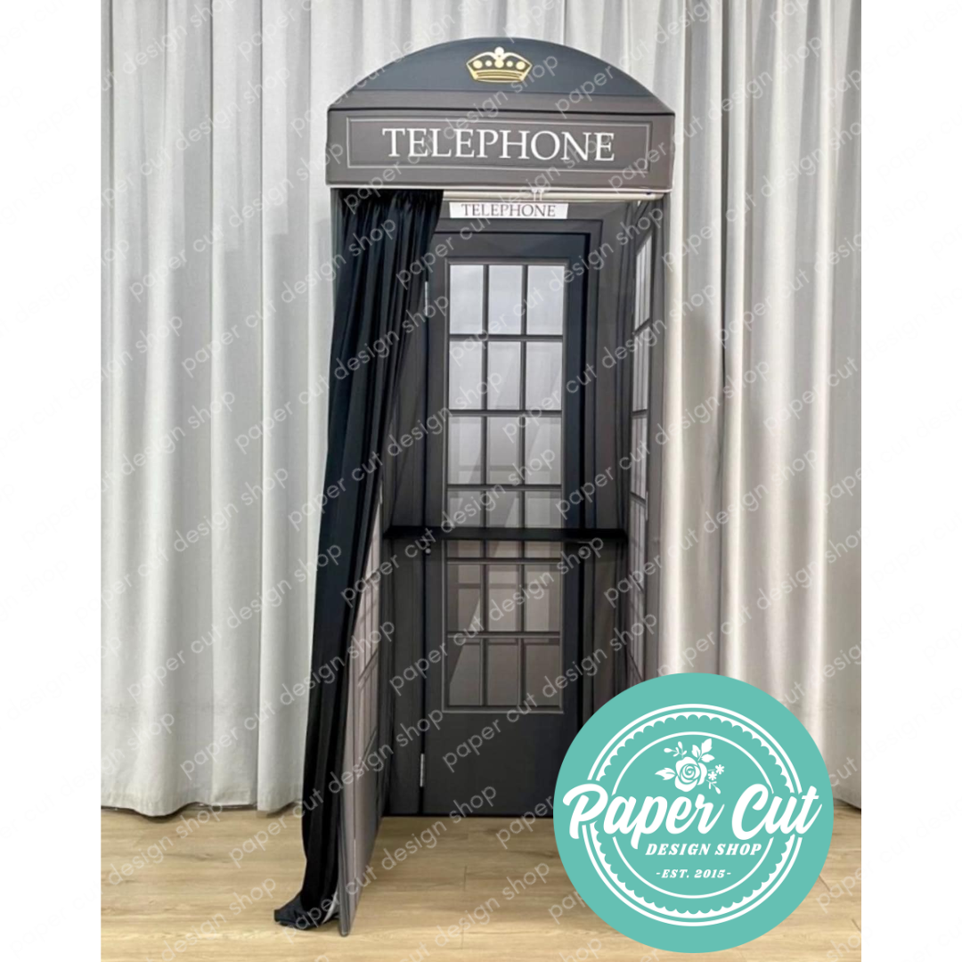 London Style Phone Booth Enclosure (Economy Version)