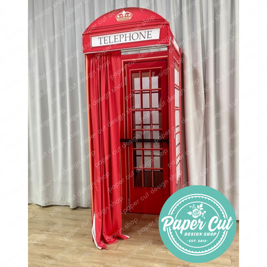 London Style Phone Booth Enclosure (Economy Version)