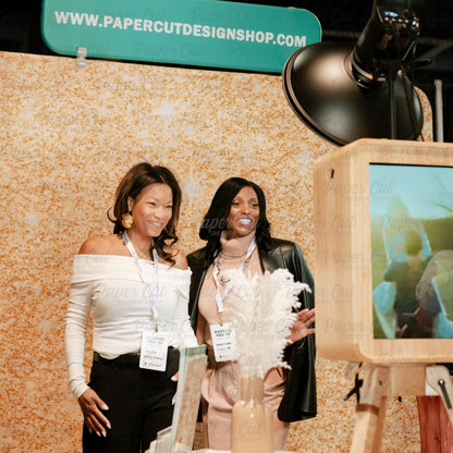 Madera LIGHT OAK iPad Booth with Printer Station - Do It Yourself (DIY) Package