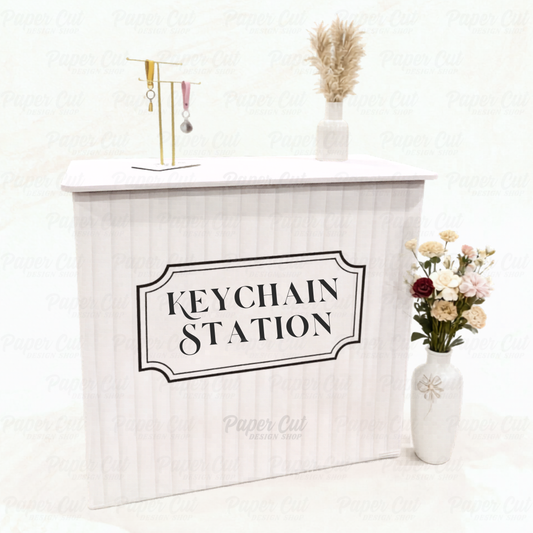 Keychain Station Table Large - White