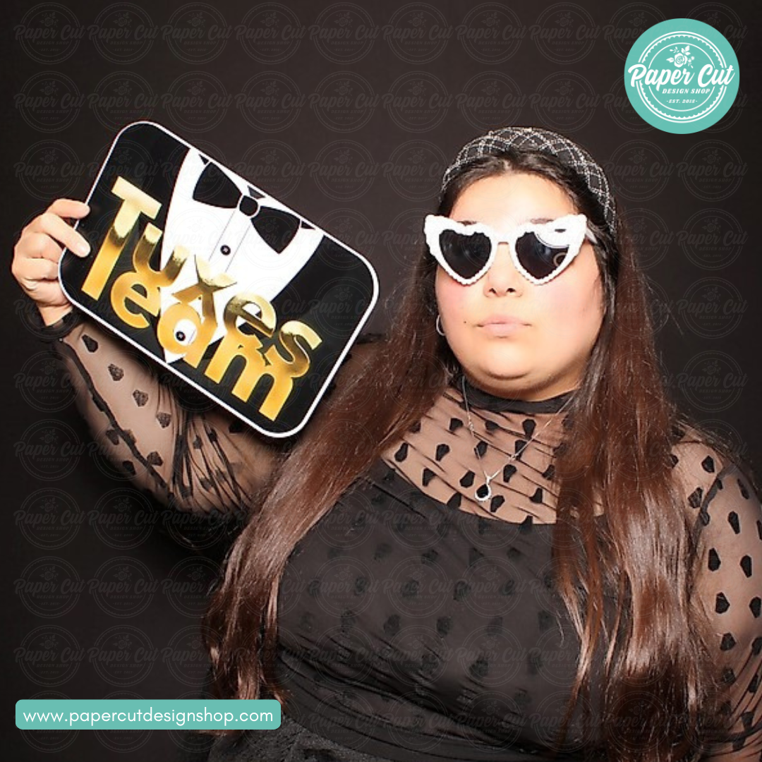 Oversized Prom Party Prop Bundle - Photo Booth Props & Signs – Paper ...