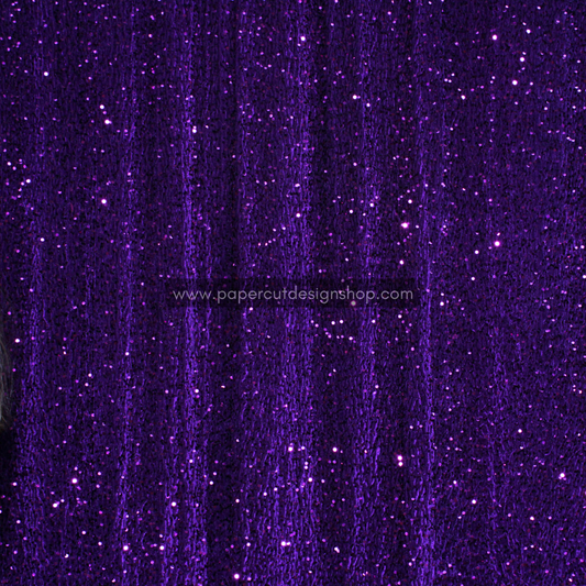 NEW Deluxe Sequins Backdrop Cloth Purple Color with Rod Pocket 10ft W x 8ft H