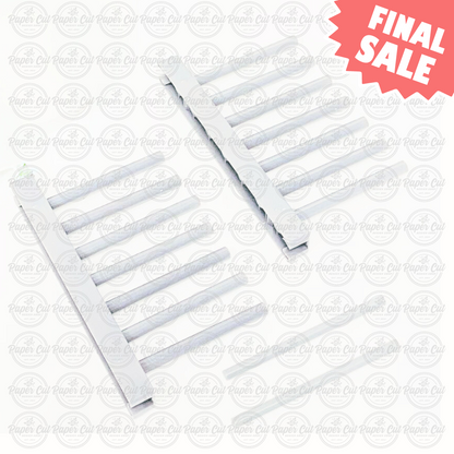 FINAL SALE - Prop Signs Holder Plastic - WHITE