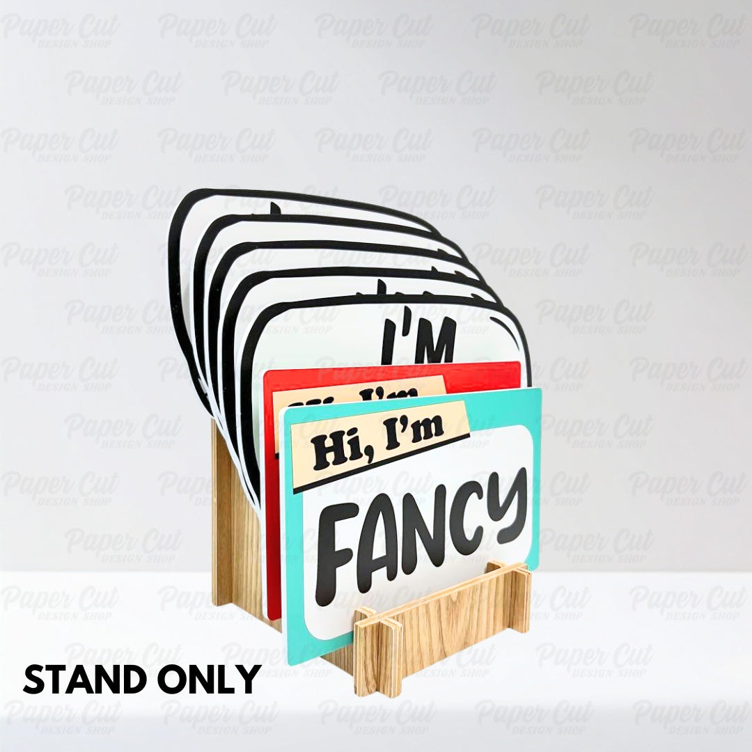 Natural Props Stand (Wood)