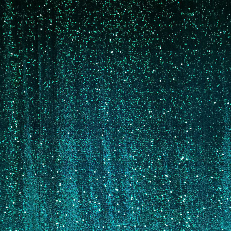 Deluxe Sequins Backdrop Cloth Emerald Color with Rod Pocket 10ft wide x 8ft height
