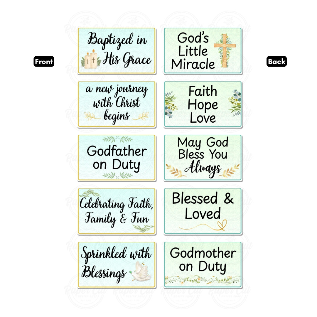 Baptism Props Bundle