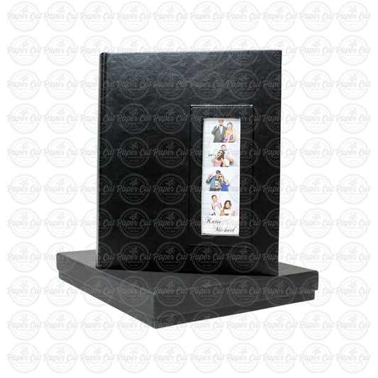 2x6 BLACK Slip-in Album with Keepsake Box