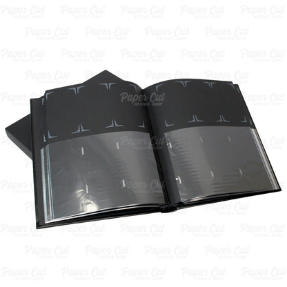 2x6 BLACK Slip-in Album with Keepsake Box