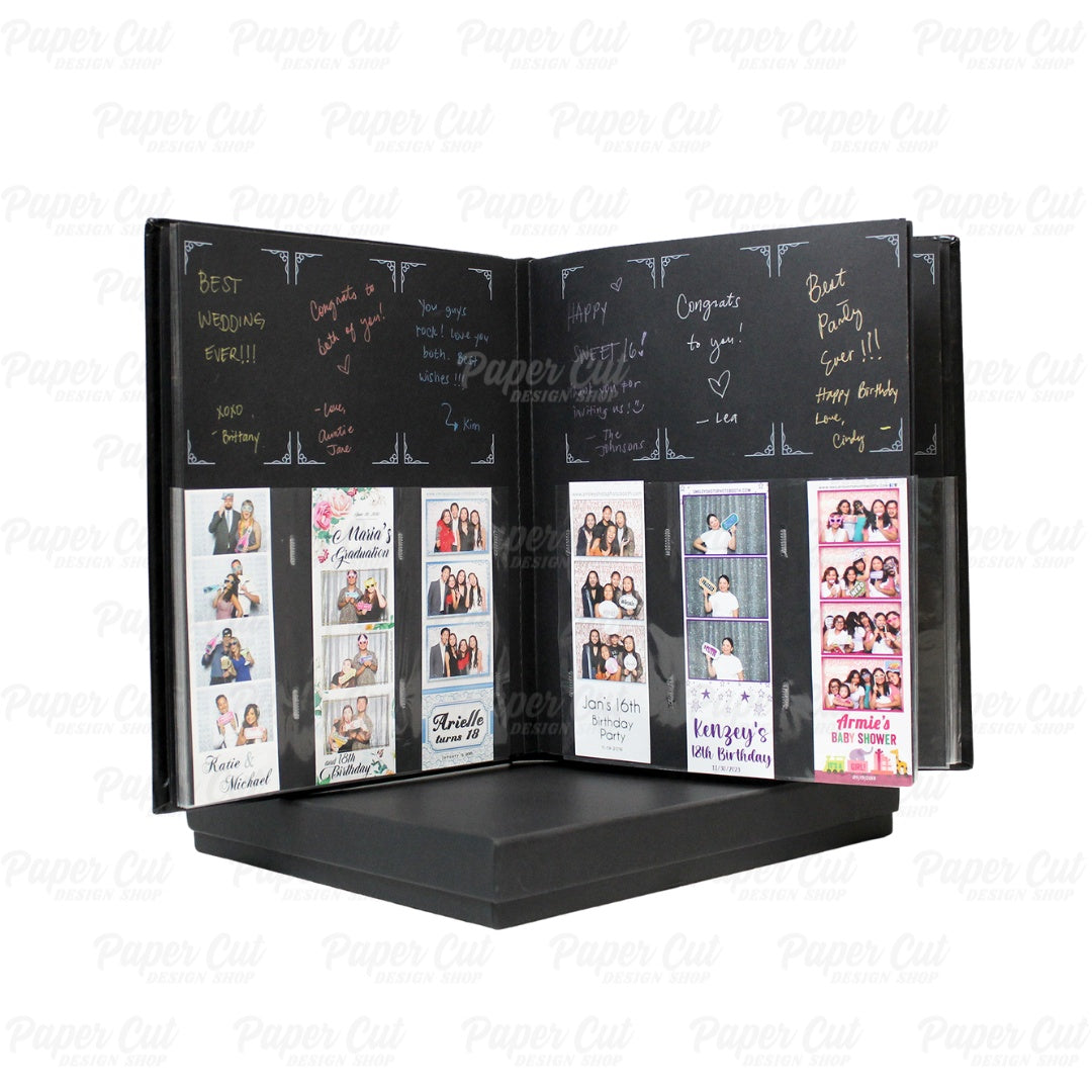2x6 BLACK Slip-in Album with Keepsake Box – Paper Cut Design Shop