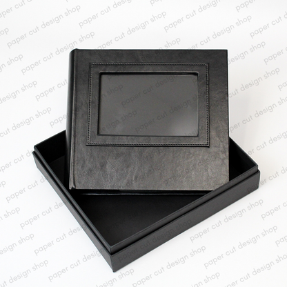Bulk (Pack of 10 PCS) BLACK Slip-in Photo Booth Album 4x6 Photos Box Included