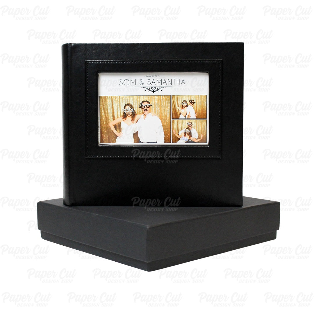 4x6 BLACK Slip-in Album with Keepsake Box – Paper Cut Design Shop