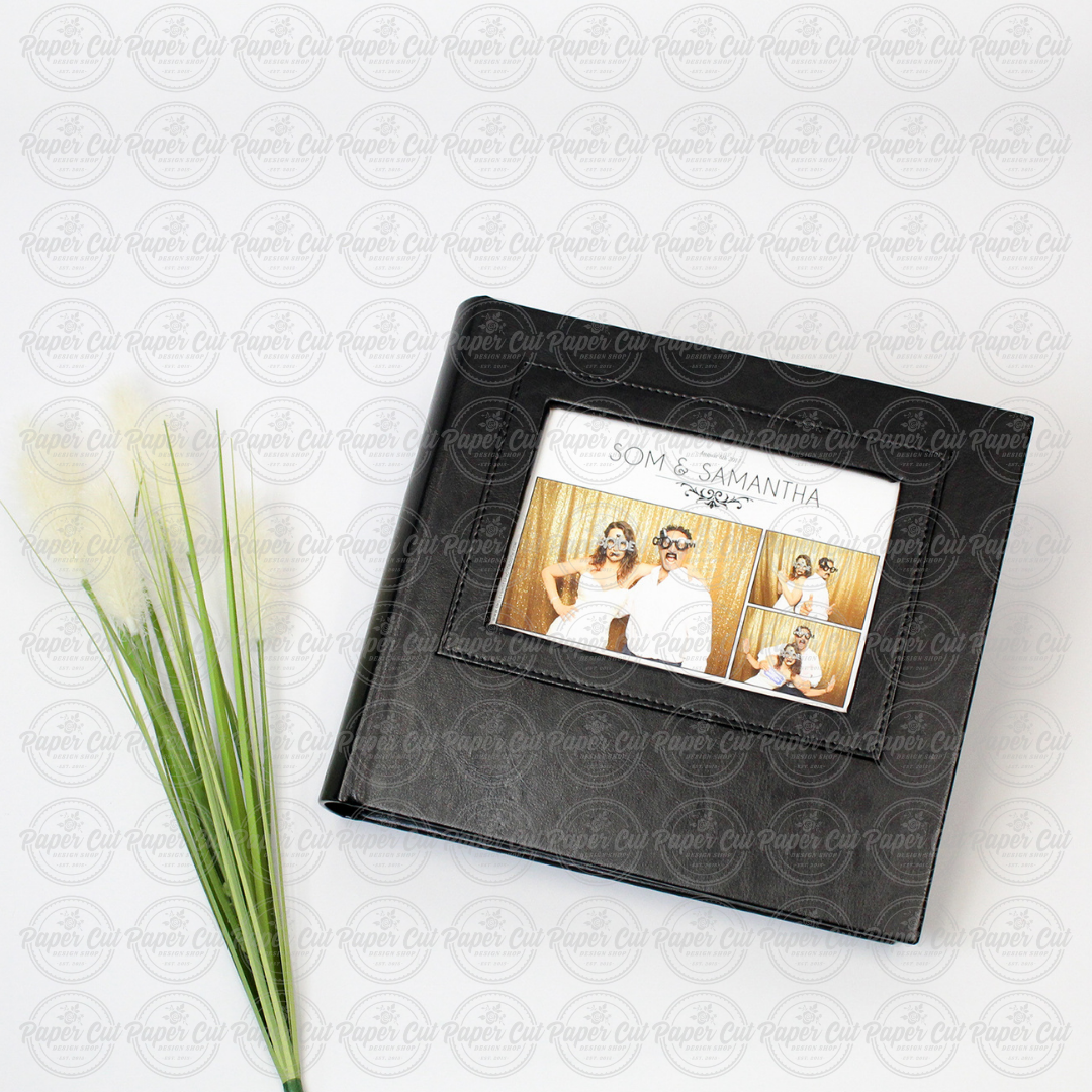 4x6 BLACK Slip-in Album with Keepsake Box