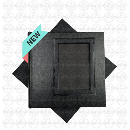 Bulk (Pack of 10 PCS) BLACK VERTICAL 4x6 Slip-in Photo Booth Album with Box Included