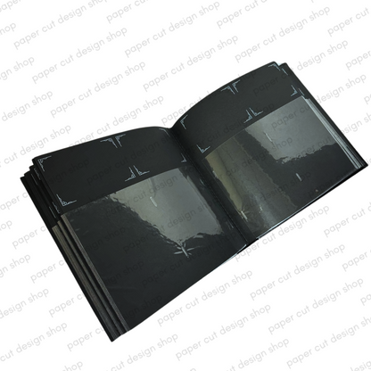 4x6 VERTICAL BLACK Slip-in Album with Keepsake Box (Updated Version)