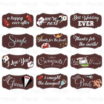 Brown Wedding Props Bundle