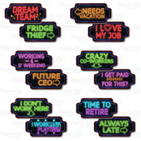 Corporate Neon Props Bundle