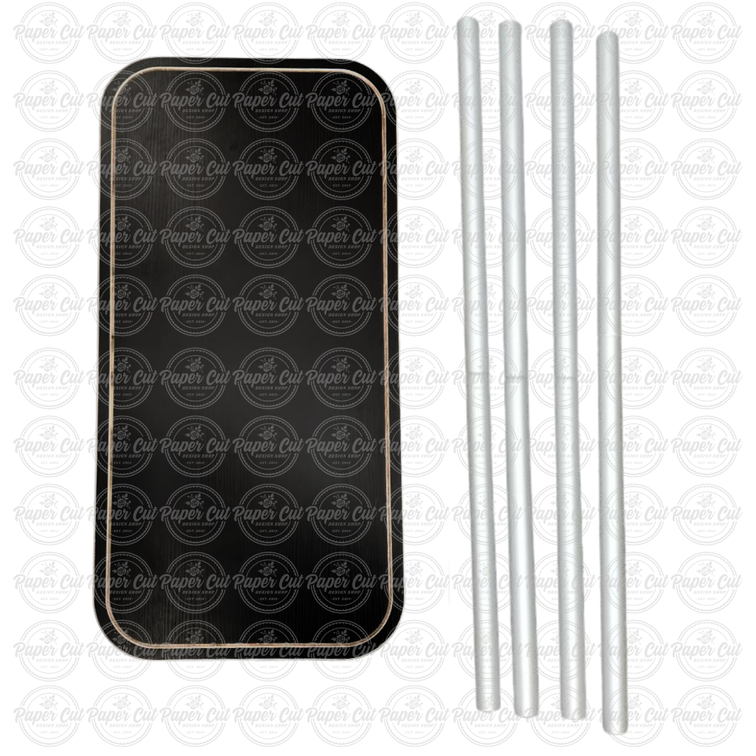 Photo Booth Props Portable Counter Table Black (Pole Style) – Paper Cut ...