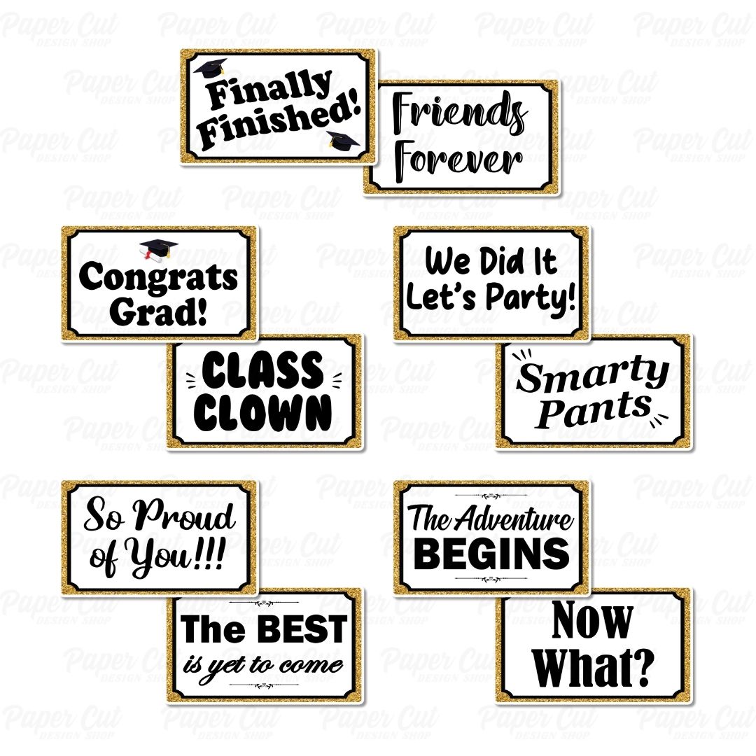Graduation School Props Bundle