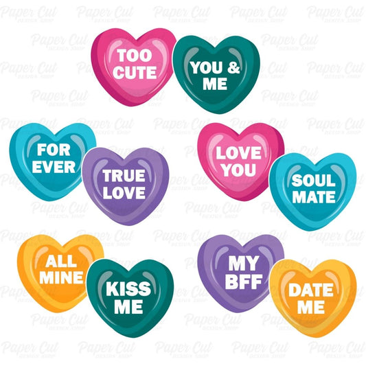 Candy Hearts Props Bundle