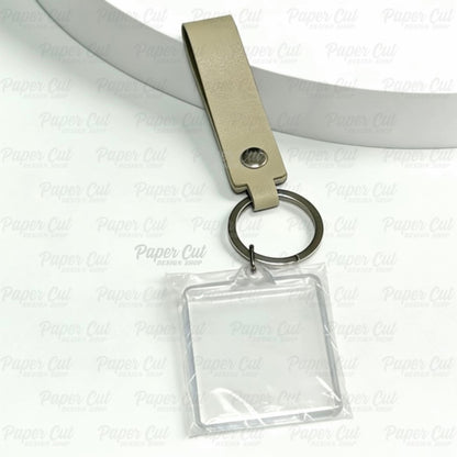 Square Acrylic Photo Keychains Only (Pre-Assembled) 50pcs